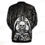 Satan Forest Black White SED-0398 Button Jacket