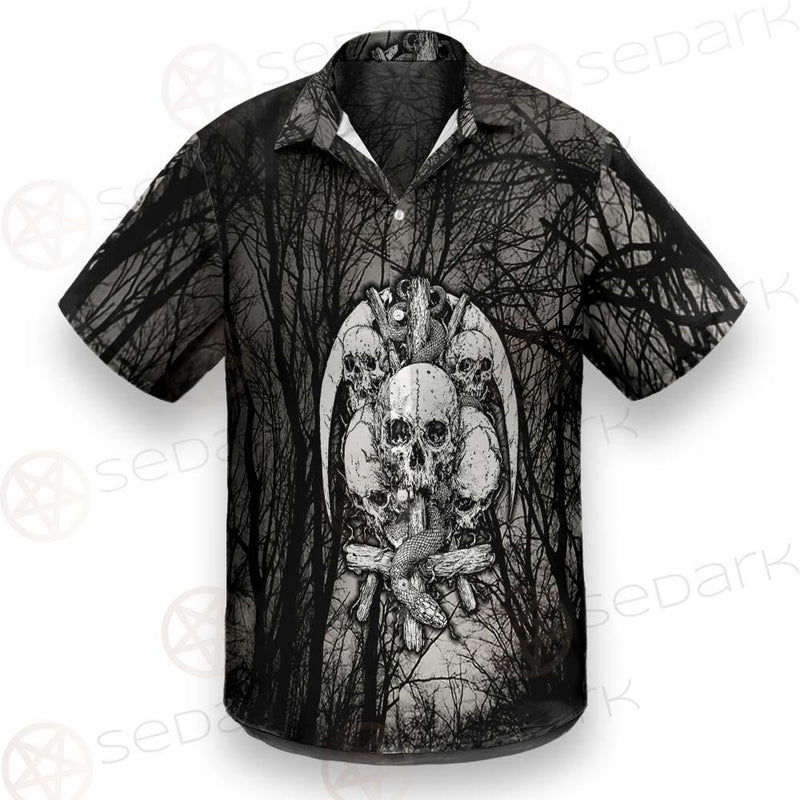 Satan Forest Black White SED-0398 Shirt Allover