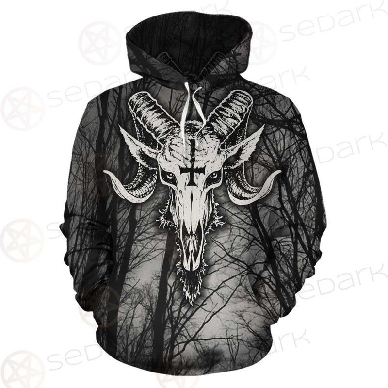 Satan Forest Black White SED-0400 Hoodie & Zip Hoodie