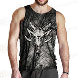 Satan Forest Black White SED-0400 Men Tank-tops