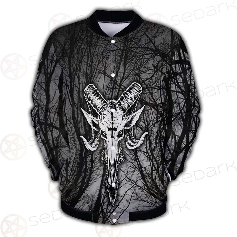 Satan Forest Black White SED-0400 Button Jacket