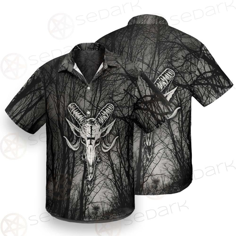 Satan Forest Black White SED-0400 Shirt Allover