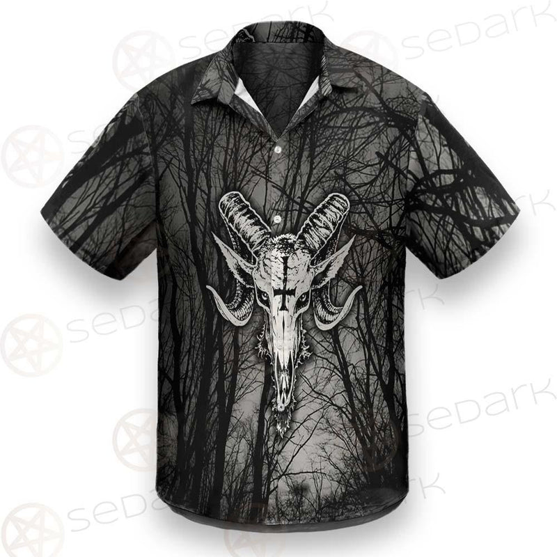 Satan Forest Black White SED-0400 Shirt Allover