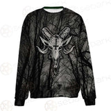 Satan Forest Black White SED-0400 Unisex Sweatshirt