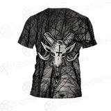 Satan Forest Black White SED-0400 Unisex T-shirt