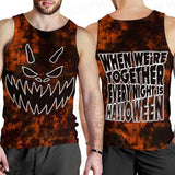 Hail Satan Halloween SED-0401 Men Tank-tops