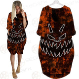 Hail Satan Halloween SED-0401 Batwing Pocket Dress