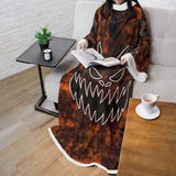 Hail Satan Halloween SED-0401 Sleeved Blanket