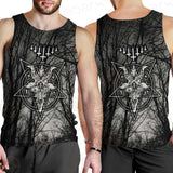 Satan Forest Inverted Cross SED-0402 Men Tank-tops