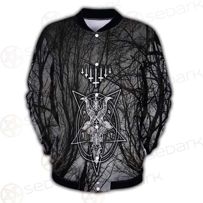 Satan Forest Inverted Cross SED-0402 Button Jacket