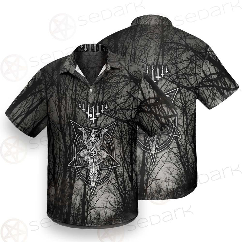 Satan Forest Inverted Cross SED-0402 Shirt Allover