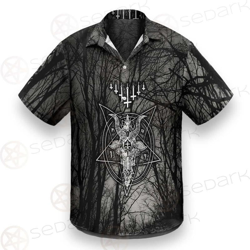 Satan Forest Inverted Cross SED-0402 Shirt Allover