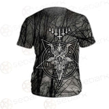 Satan Forest Inverted Cross SED-0402 Unisex T-shirt