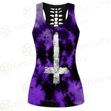 Satan Inverted Cross SED-0403 Women Tank Top