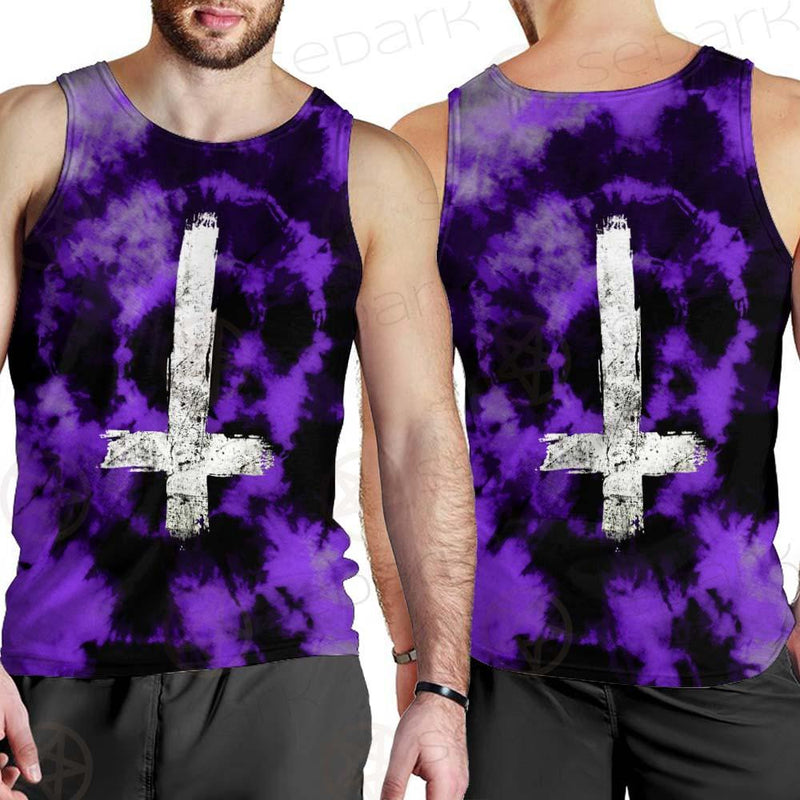 Satan Inverted Cross SED-0403 Men Tank-tops