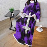 Satan Inverted Cross SED-0403 Sleeved Blanket