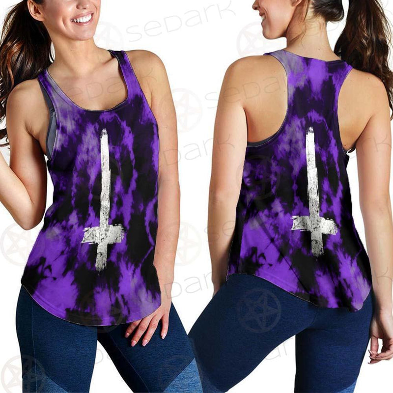 Satan Inverted Cross SED-0403 Women Tank Top