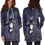 Gothic Purple Be A Witch SED-0404 Hoodie Dress