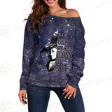 Gothic Purple Be A Witch SED-0404 Off Shoulder Sweaters