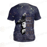 Gothic Purple Be A Witch SED-0404 Unisex T-shirt