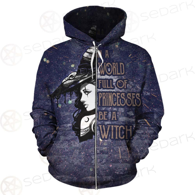 Gothic Purple Be A Witch SED-0404 Hoodie & Zip Hoodie