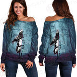 Gothic Dark Forest Be A Witch SED-0405 Off Shoulder Sweaters