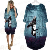 Gothic Dark Forest Be A Witch SED-0405 Batwing Pocket Dress