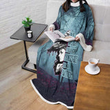 Gothic Dark Forest Be A Witch SED-0405 Sleeved Blanket