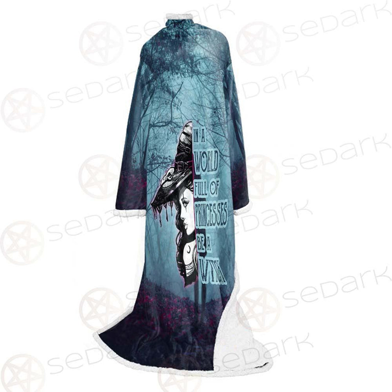 Gothic Dark Forest Be A Witch SED-0405 Sleeved Blanket