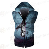 Gothic Dark Forest Be A Witch SED-0405 Zip Sleeveless Hoodie