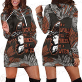 Gothic Skull Be A Witch SED-0406 Hoodie Dress