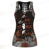 Gothic Skull Be A Witch SED-0406 Women Tank Top