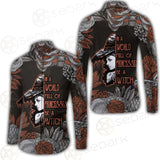 Gothic Skull Be A Witch SED-0406 Shirt Allover