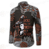 Gothic Skull Be A Witch SED-0406 Shirt Allover