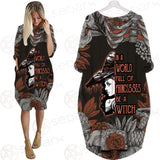 Gothic Skull Be A Witch SED-0406 Batwing Pocket Dress