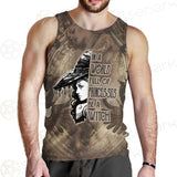 Gothic Yellow Be A Witch SED-0407 Men Tank-tops