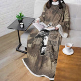 Gothic Yellow Be A Witch SED-0407 Sleeved Blanket