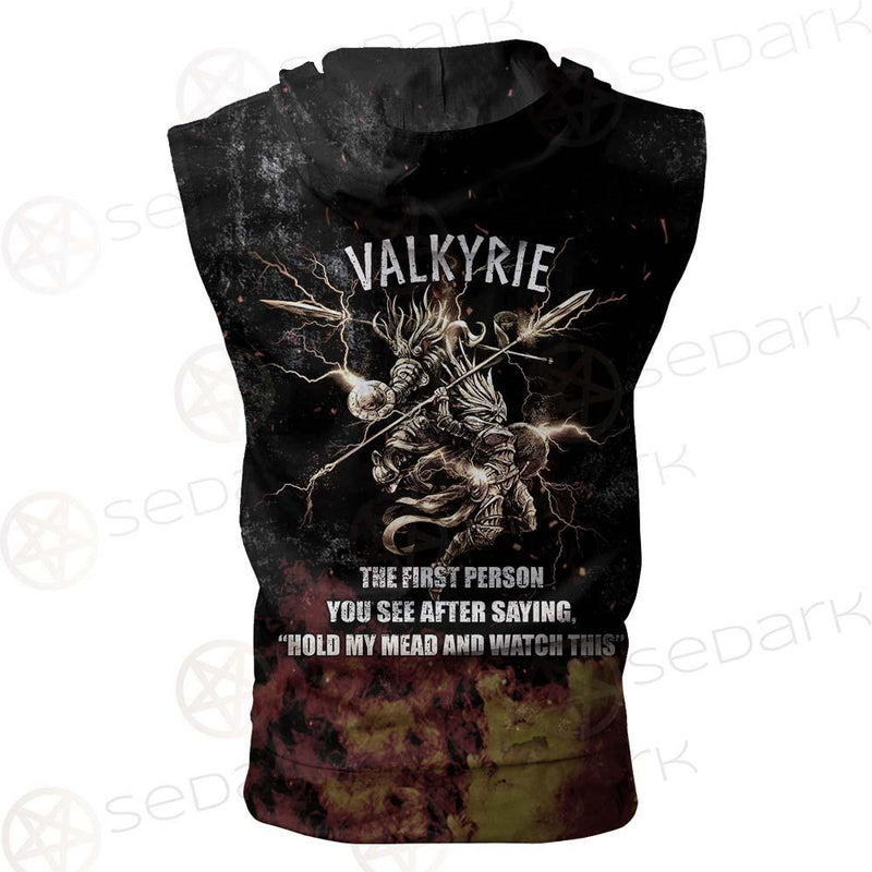 Viking Valkyrie SED-0409 Zip Sleeveless Hoodie