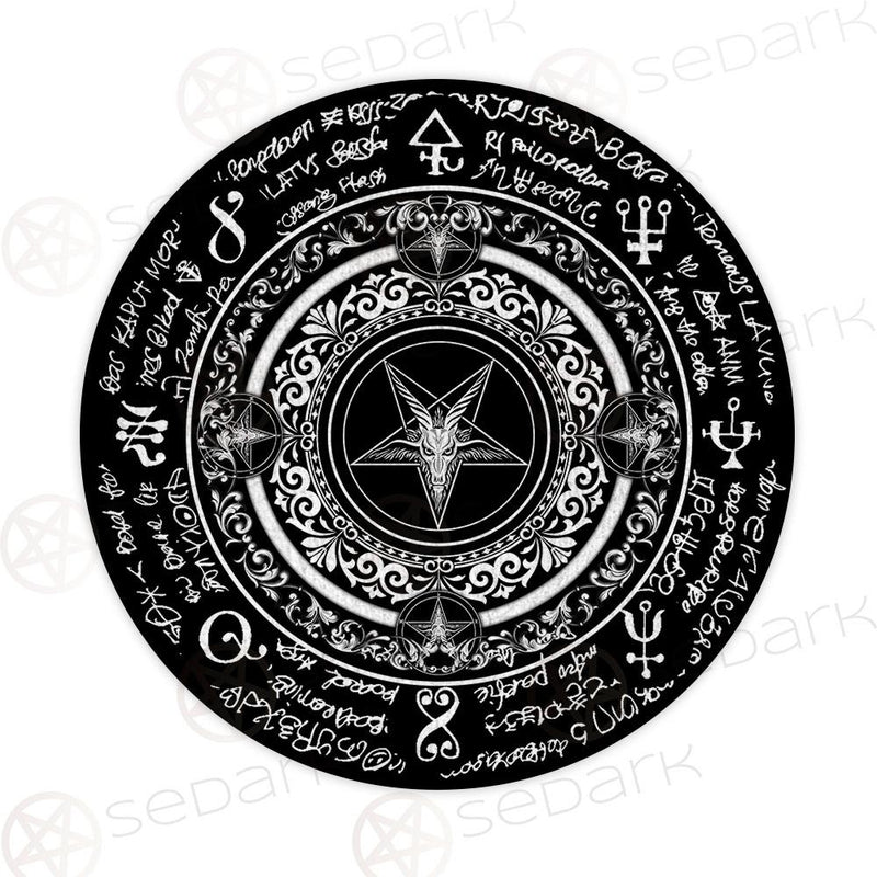 Satan Symbol SED-0412 Round Carpet