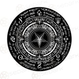 Satan Symbol SED-0412 Round Carpet
