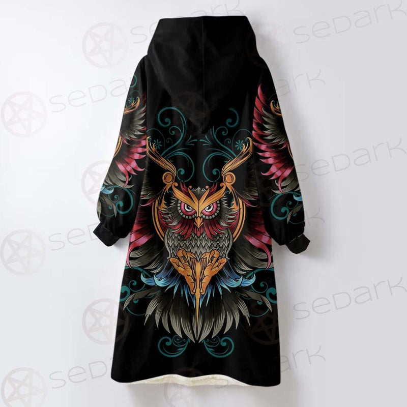 Satan Devil Birds SED-0419 Oversized Sherpa Blanket Hoodie