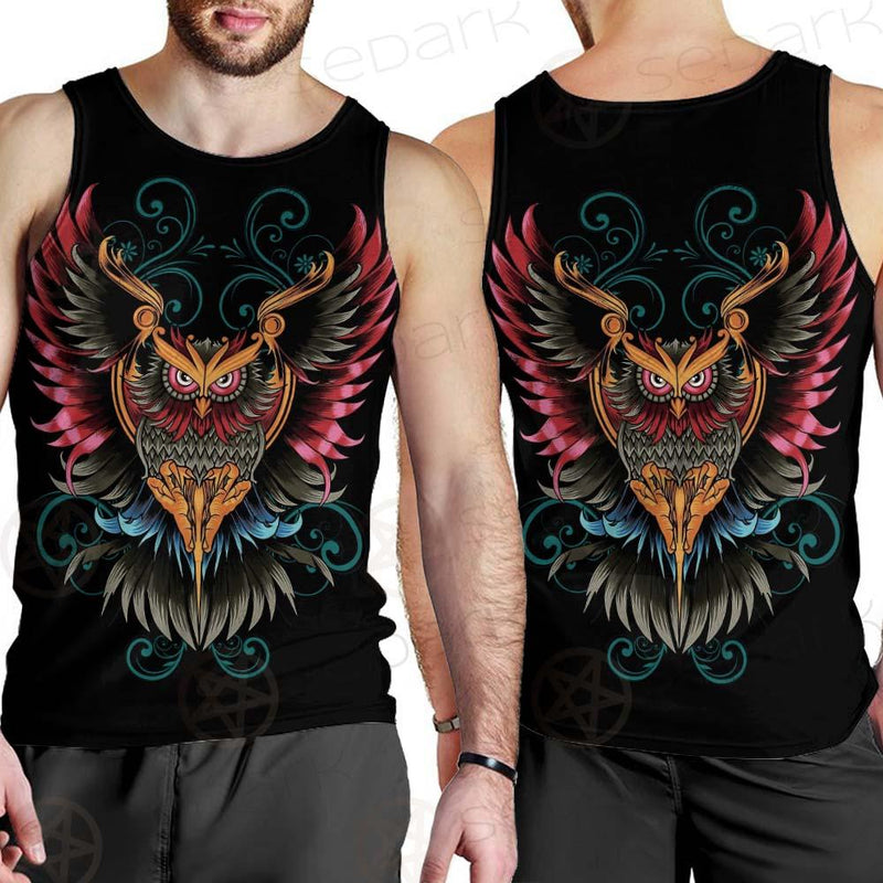 Satan Devil Birds SED-0419 Men Tank-tops