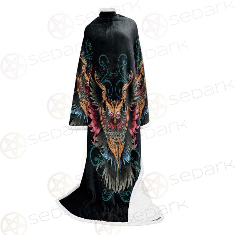 Satan Devil Birds SED-0419 Sleeved Blanket