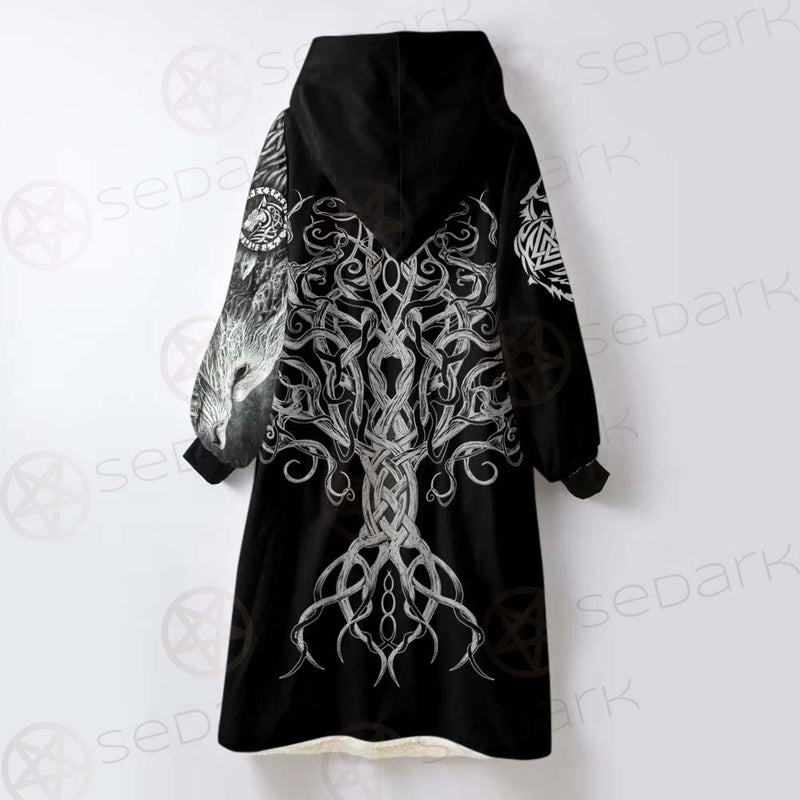 Viking Tree SED-0425 Oversized Sherpa Blanket Hoodie