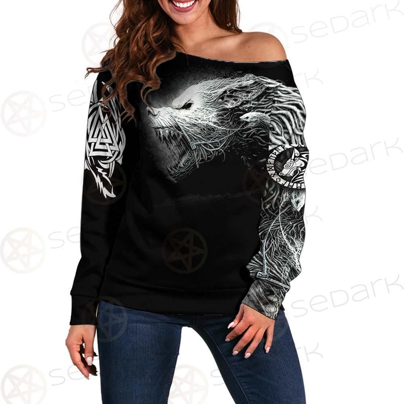 Viking Tree SED-0425 Off Shoulder Sweaters