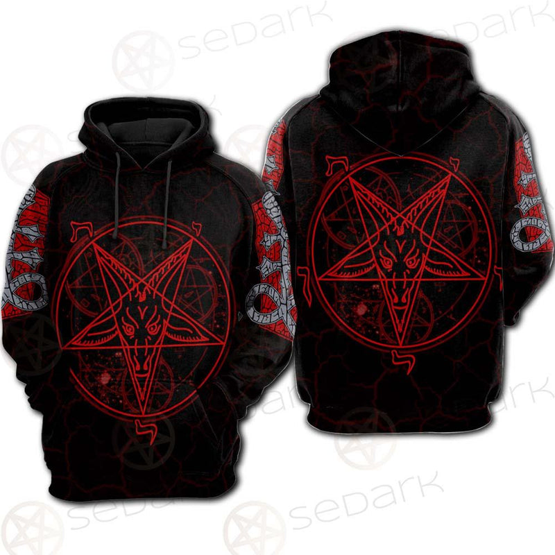 Satan Symbol SED-0426 Hoodie & Zip Hoodie Raglan