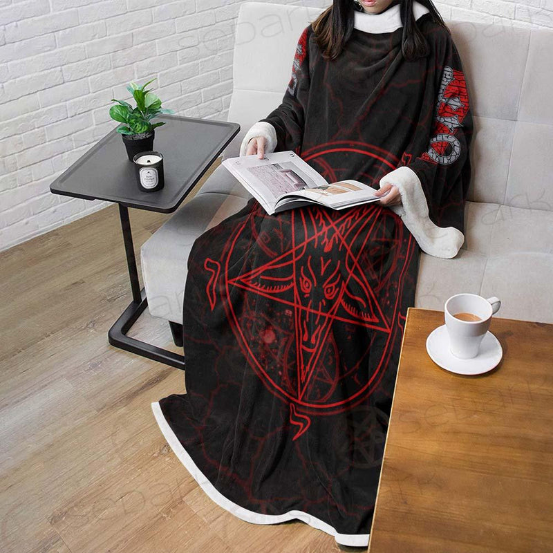 Satan Symbol SED-0426 Sleeved Blanket
