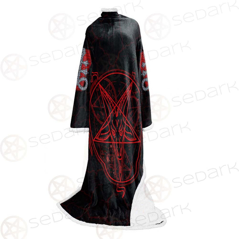 Satan Symbol SED-0426 Sleeved Blanket