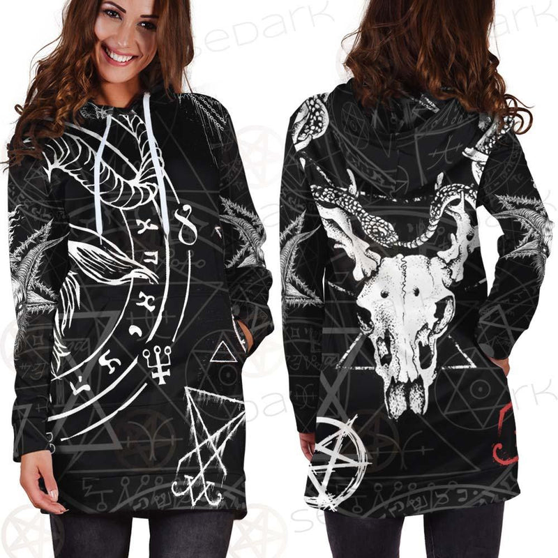 Satan Sigil SED-0427 Hoodie Dress