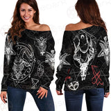 Satan Sigil SED-0427 Off Shoulder Sweaters